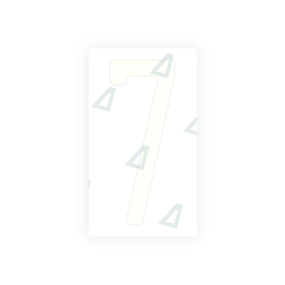 Alite Nanofilm for US (Ohio 2013) license plates - Symbol "7" - Alite