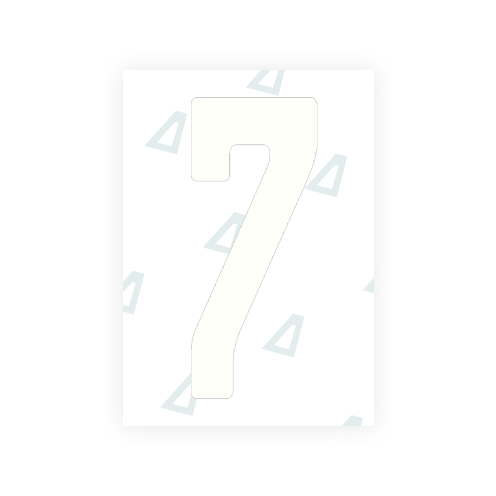 Alite Nanofilm for Guatemala license plates - Symbol "7" - Alite