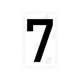 Alite Nanofilm for Greece license plates - Symbol "7" - Alite