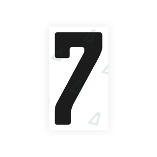 Alite Nanofilm for Armenia number plates - Symbol "7" - Alite