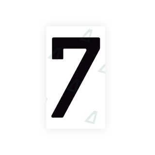 Alite Nanofilm for Spain Flat license plates - Symbol "7" - Alite