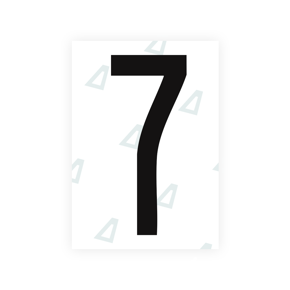 Alite Nanofilm for US (Arizona 2008) license plates - Symbol "7" - Alite