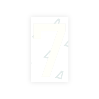 Alite Nanofilm for Greece license plates - Symbol "7" - Alite