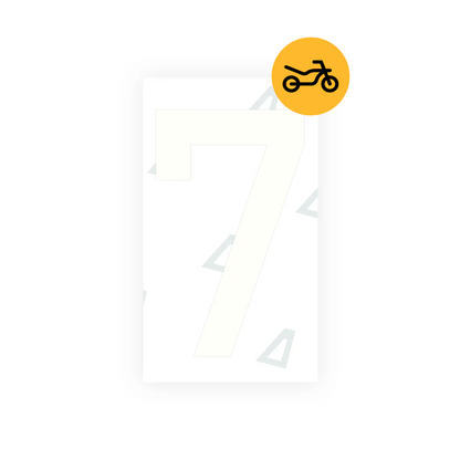 Alite Nanofilm for Greece moto license plates - Symbol "7" - Alite
