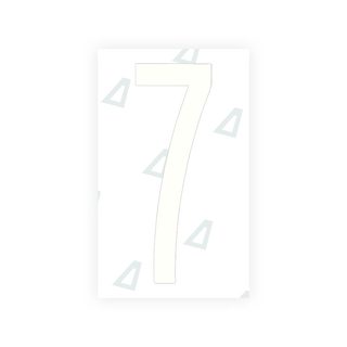 Alite Nanofilm for US (New York 2020 - Flat) license plates - Symbol "7" - Alite