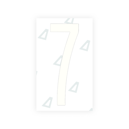 Alite Nanofilm for US (New York 2020 - Flat) license plates - Symbol "7" - Alite