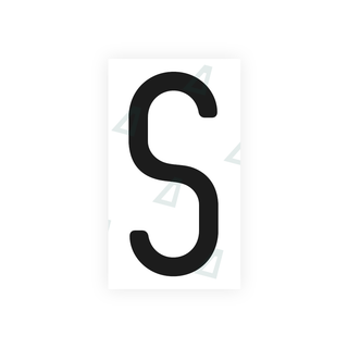 Alite Nanofilm for US (Massachusetts) license plates - Symbol "S" - Alite
