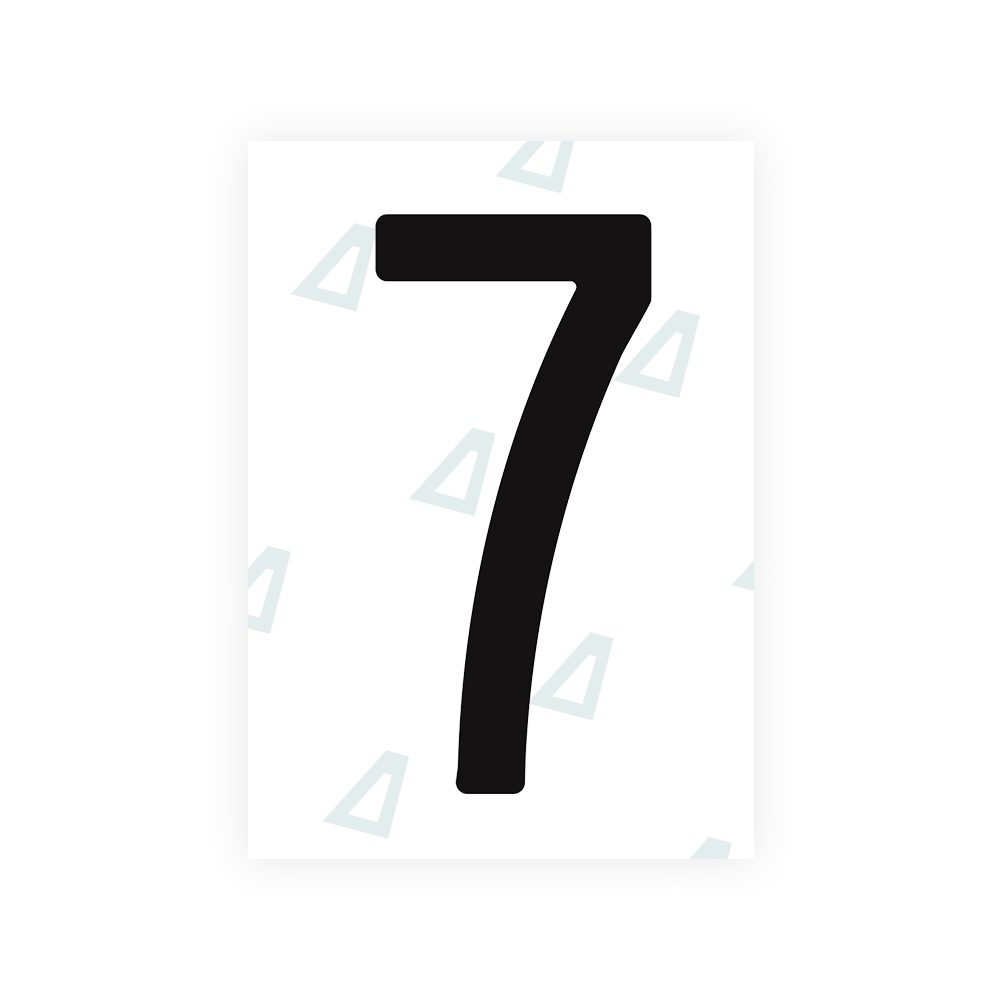Alite Nanofilm for US (Arkansas) license plates - Symbol "7" - Alite