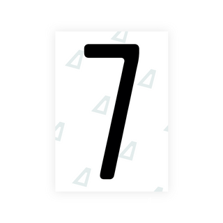 Alite Nanofilm for US (Florida 2019) license plates - Symbol "7" - Alite