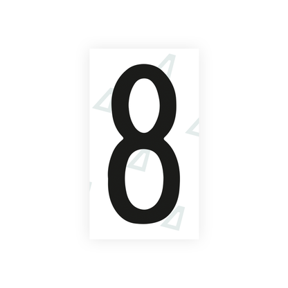 Alite Nanofilm for Mexico license plates - Symbol "8" - Alite