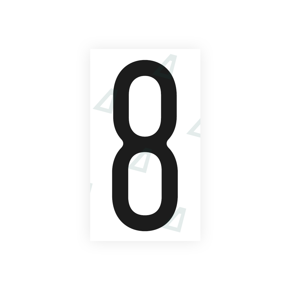 Alite Nanofilm for US (Maryland) license plates - Symbol "8" - Alite