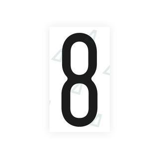 Alite Nanofilm for US (Maryland) license plates - Symbol "8" - Alite