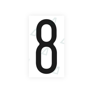 Alite Nanofilm for CA (Ontario) license plates - Symbol "8" - Alite