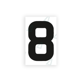 Alite Nanofilm for United Kingdom license plates - Symbol "8" - Alite