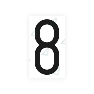 Alite Nanofilm for US (Missouri) license plates - Symbol "8" - Alite