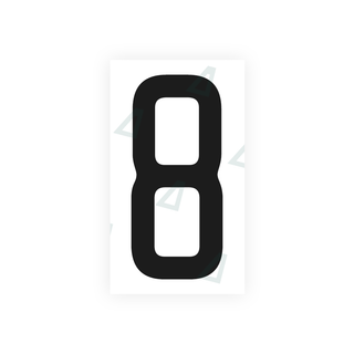 Alite Nanofilm for US (Quebec) license plates - Symbol "8" - Alite