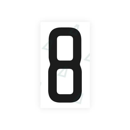 Alite Nanofilm for US (Quebec) license plates - Symbol "8" - Alite