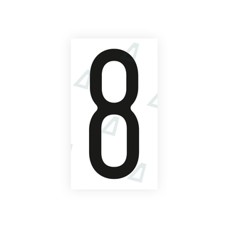 Alite Nanofilm for US (Ohio 2013) license plates - Symbol "8" - Alite