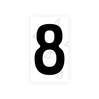Alite Nanofilm for Uzbekistan number plates - Symbol "8" - Alite