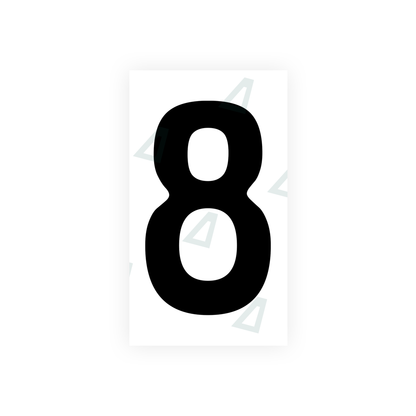 Alite Nanofilm for Uzbekistan number plates - Symbol "8" - Alite