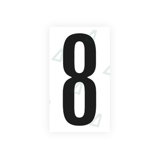 Alite Nanofilm for US (Ohio 2021) license plates - Symbol "9" - Alite
