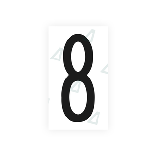 Alite Nanofilm for US (New York 1986) license plates - Symbol "8" - Alite