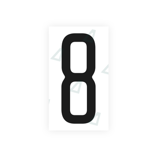 Alite Nanofilm for US (Illinois 2006 - Square) license plates - Symbol "8" - Alite