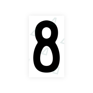 Alite Nanofilm for front Switzerland license plates - Symbol "8" - Alite