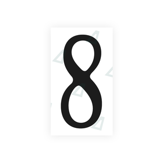 Alite Nanofilm for US (Virginia) license plates - Symbol "8" - Alite