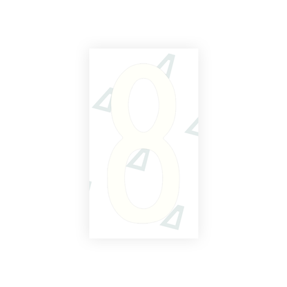 Alite Nanofilm for Mexico license plates - Symbol "8" - Alite