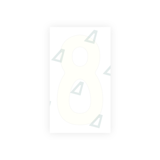 Alite Nanofilm for front Switzerland license plates - Symbol "8" - Alite