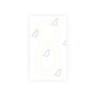 Alite Nanofilm for US (Massachusetts) license plates - Symbol "8" - Alite