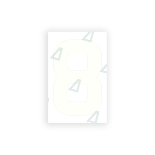 Alite Nanofilm for United Kingdom license plates - Symbol "8" - Alite