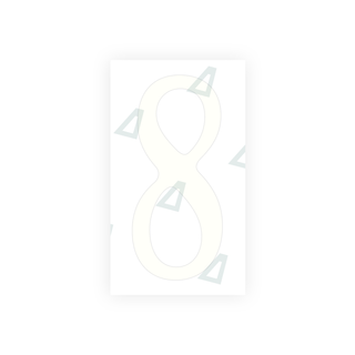 Alite Nanofilm for US (Virginia) license plates - Symbol "8" - Alite