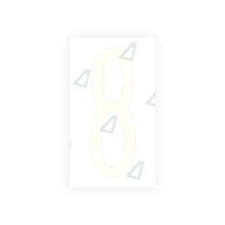 Alite Nanofilm for US (Pennsylvania) license plates - Symbol "8" - Alite