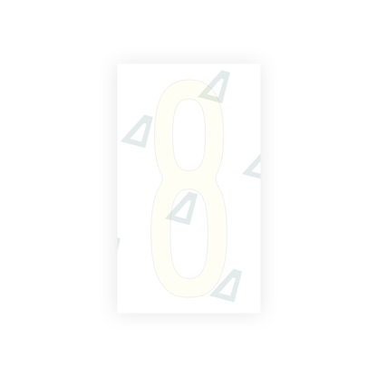 Alite Nanofilm for US (Pennsylvania) license plates - Symbol "8" - Alite