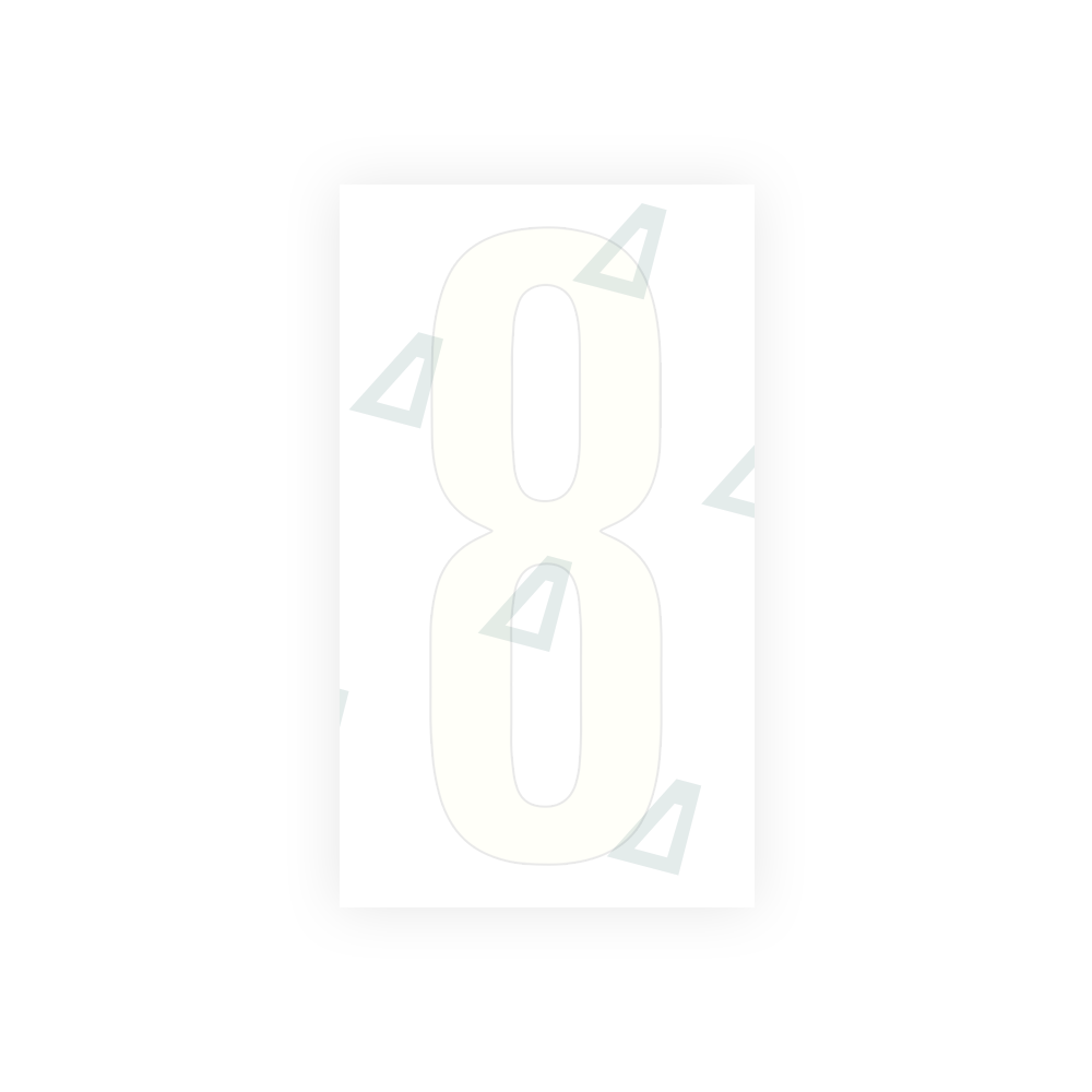 Alite Nanofilm for US (Ohio 2021) license plates - Symbol "9" - Alite