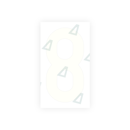 Alite Nanofilm for India license plates - Symbol "8" - Alite