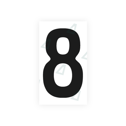 Alite Nanofilm for Uruguay license plates - Symbol "8" - Alite