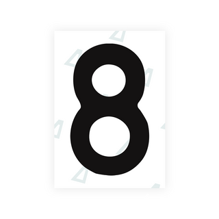 Alite Nanofilm for Chile 2007 license plates - Symbol "8" - Alite