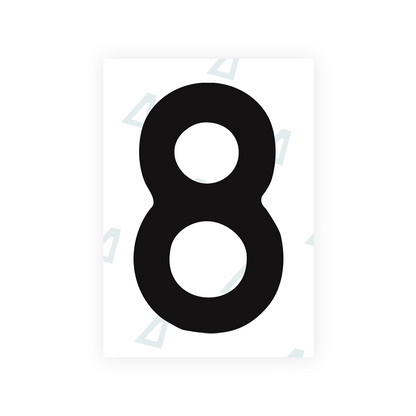 Alite Nanofilm for Chile 2007 license plates - Symbol "8" - Alite