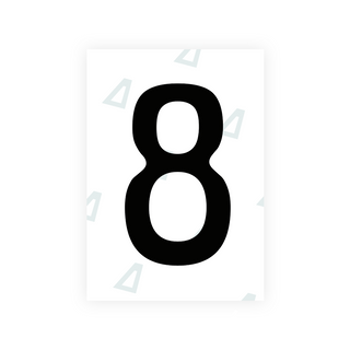 Alite Nanofilm for Chile 2014 license plates - Symbol "8" - Alite