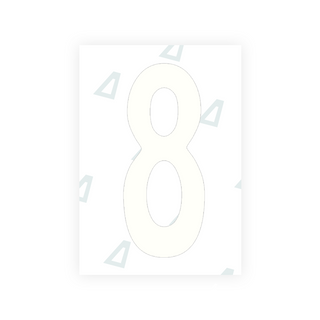 Alite Nanofilm for Guatemala license plates - Symbol "8" - Alite