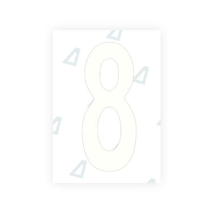 Alite Nanofilm for Guatemala license plates - Symbol "8" - Alite