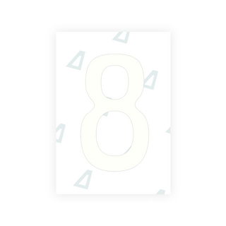 Alite Nanofilm for Chile 2014 license plates - Symbol "8" - Alite