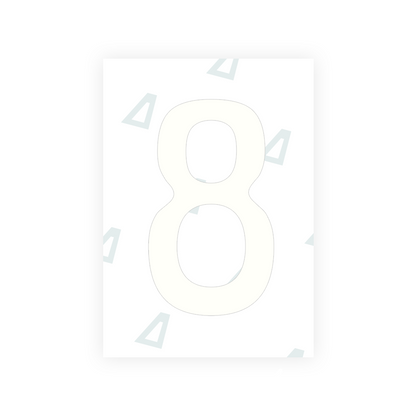 Alite Nanofilm for Chile 2014 license plates - Symbol "8" - Alite