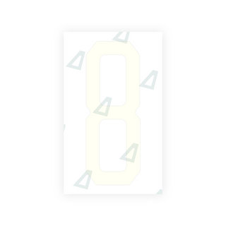 Alite Nanofilm for US (New Jersey - Embossed) license plates - Symbol "8" - Alite