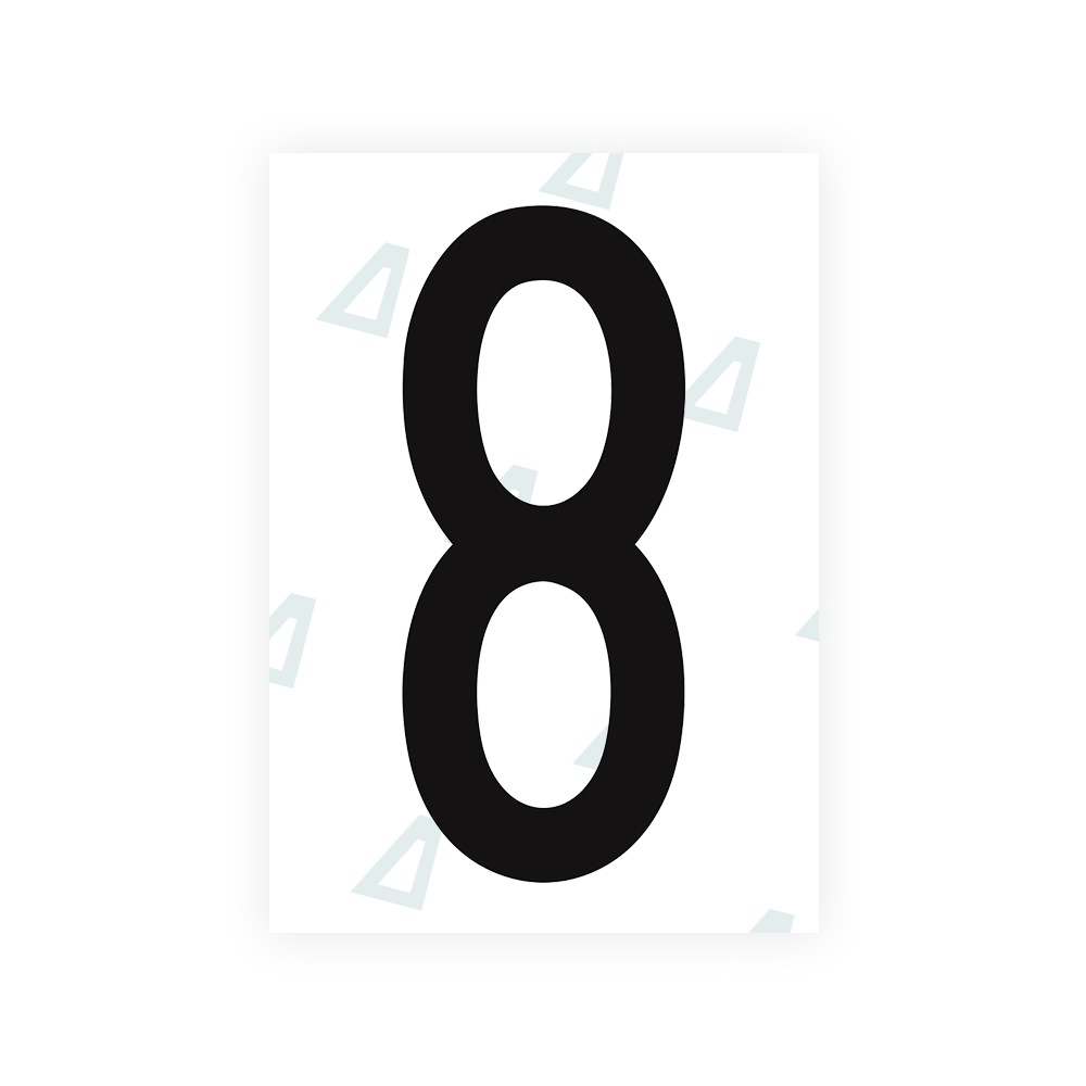 Alite Nanofilm for US (Arizona 2008) license plates - Symbol "8" - Alite
