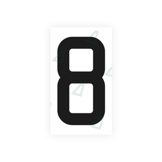 Alite Nanofilm for France license plates - Symbol "8" - Alite