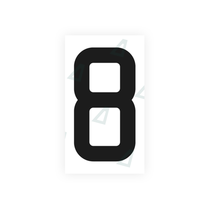 Alite Nanofilm for France license plates - Symbol "8" - Alite